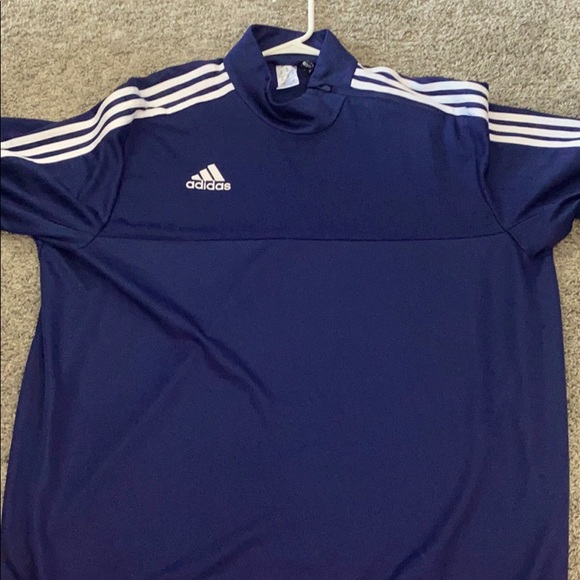 Adidas soccer pullover 2xl navy - Picture 1 of 4